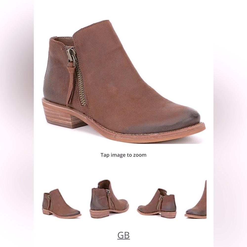 😎😍Gianni Bini Leather Short Booties for sale🥾